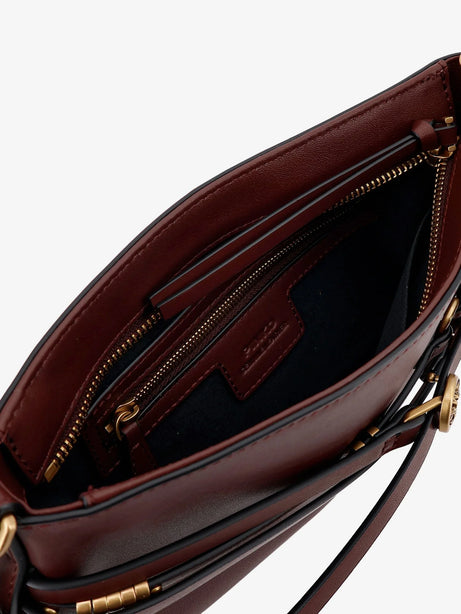 Pinko Leather Belt Bag shoulder bag - Burgundywine