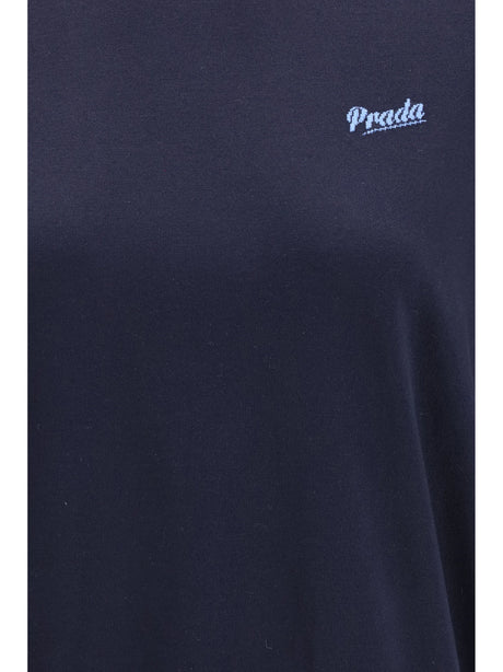 Prada Silk crewneck Sweater - Blu+Pervinca