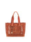 Chloé East-West Summer Banana raffia Tote Bag - Camellia Coral