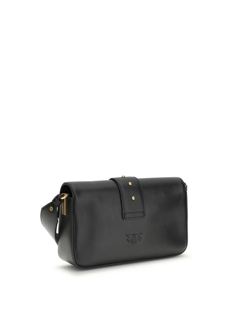Pinko Mini Love Shoulder Bag - Black Antique