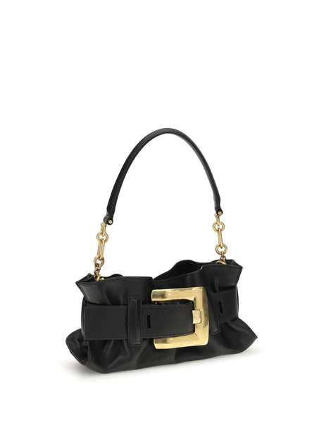Balmain Mini Anthem Bag in calfskin leather - 0pa Noir