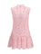 Self-Portrait Guipure mini Dress - Pink