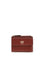 Pinko Leather Wallet - Red Dark-Gold Mordore'