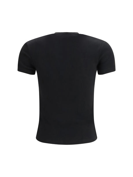 Off-White Off Stamp Rib Basic T-shirt - Black-White