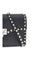 Valentino Garavani Rockstud leather Shoulder Bag - Black