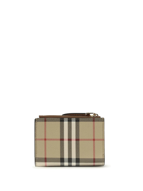 Burberry Check printed canvas Wallet - Vntg Chk/Briar Brown
