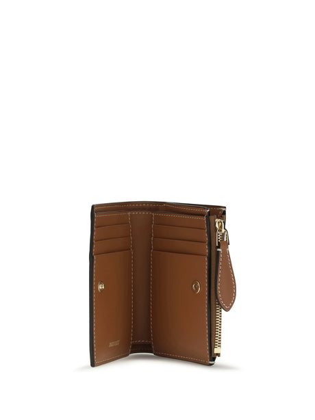 Burberry Check printed canvas Wallet - Vntg Chk/Briar Brown