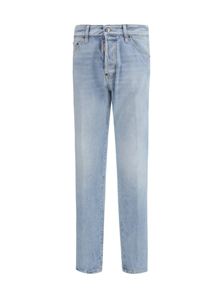 Dsquared2 Belt-loop ripped Jeans - Navy Blue