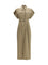 Brunello Cucinelli Pocket belted midi Dress - Earth Brown