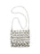 Self-Portrait Crystal mesh Pouch - Silver