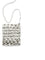 Self-Portrait Crystal mesh Pouch - Silver