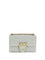 Pinko Mini Love Shoulder Bag - Grey Pearl-Antique Gold