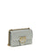 Pinko Mini Love Shoulder Bag - Grey Pearl-Antique Gold