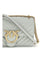 Pinko Mini Love Shoulder Bag - Grey Pearl-Antique Gold