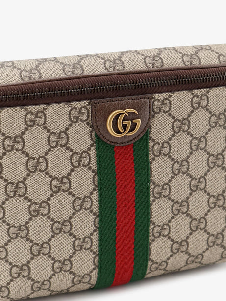 Gucci Ophidia GG coated canvas belt bag - Acero