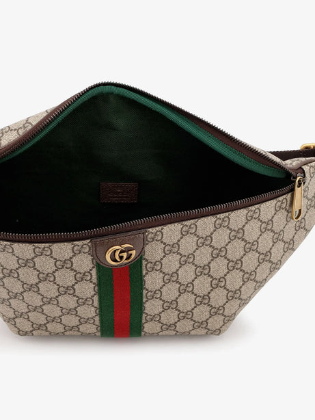 Gucci Ophidia GG coated canvas belt bag - Acero