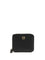Pinko Leather zip-around Wallet - Black-Antique Gold