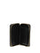 Pinko Leather zip-around Wallet - Black-Antique Gold