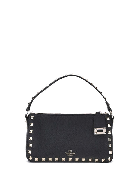 Valentino Garavani Small Rockstud Shoulder Bag - Black