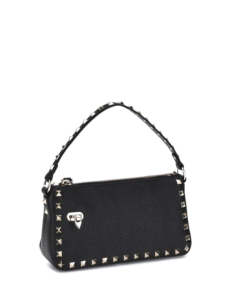 Valentino Garavani Small Rockstud Shoulder Bag - Black
