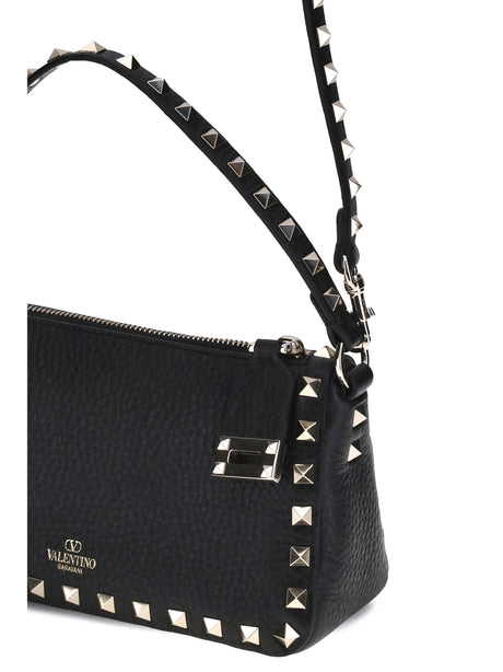 Valentino Garavani Small Rockstud Shoulder Bag - Black