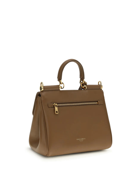 Dolce & Gabbana My Sicily Handbag - Caramello