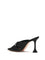 Amina Muaddi Salma Mules Sandals - Black