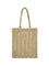Pinko Medium Easy Tote Bag in raffia - Yellow Pastinaca