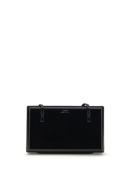 Toteme Naplack Cocktail Shoulder Bag - Black
