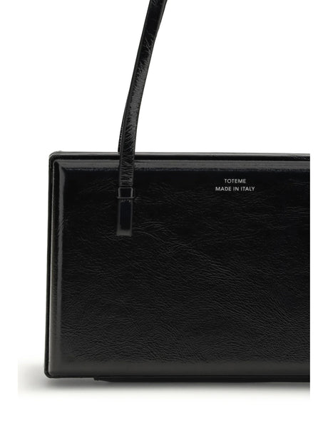 Toteme Naplack Cocktail Shoulder Bag - Black