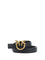 Pinko Love Berry Belt - Black-Antique Gold