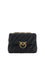Pinko Love Puff Shoulder Bag - Black-Antique Gold