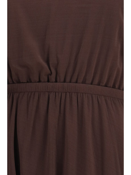 Lemaire Draped midi Dress - Fig