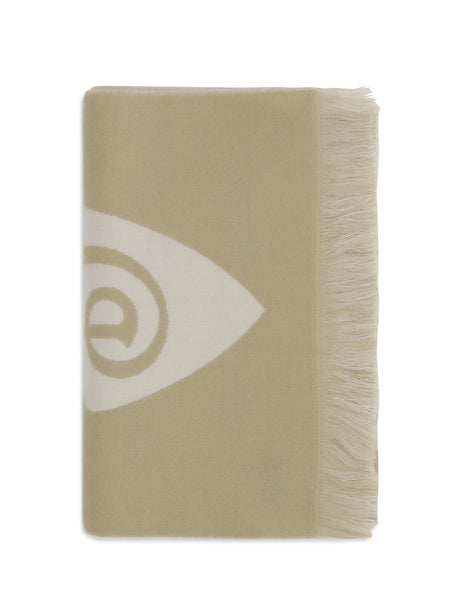 Burberry Logo wool Scarf - Sand