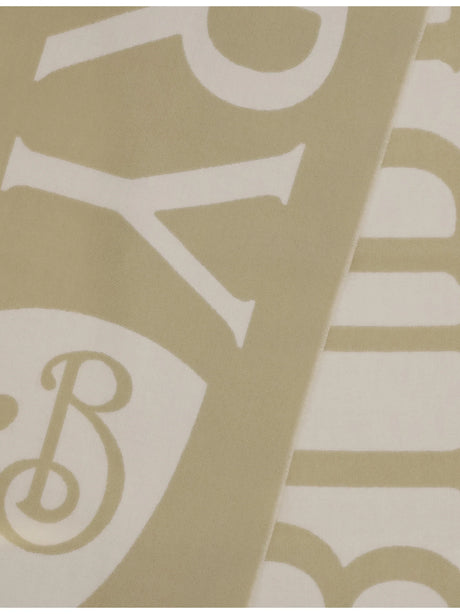 Burberry Logo wool Scarf - Sand