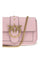 Pinko Love One Shoulder Bag - Pink Light-Antique Gold