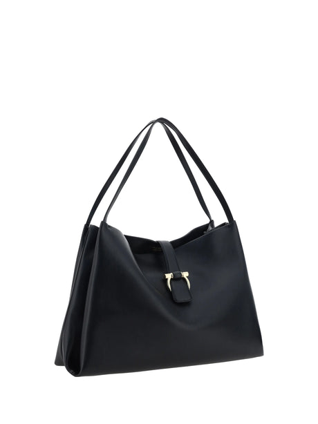 Ferragamo Mia Tote Bag - Vit. Limoges Black