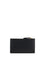 Pinko Leather Card Holder - Black-Antique Gold