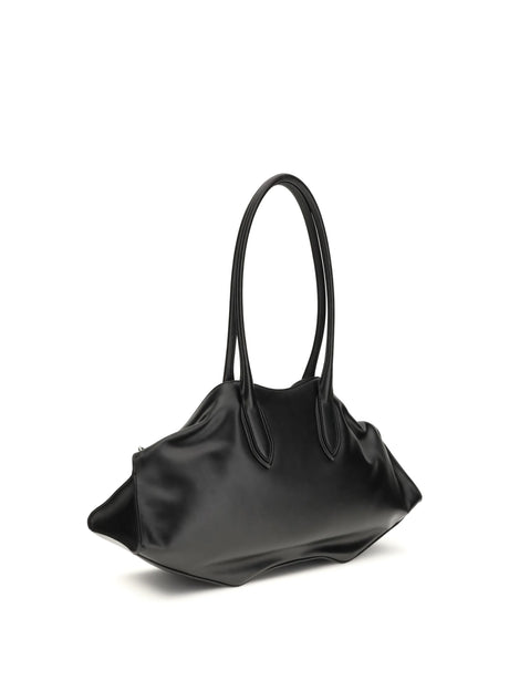 Alexander Mcqueen Manta Shoulder Bag - Black/Silver
