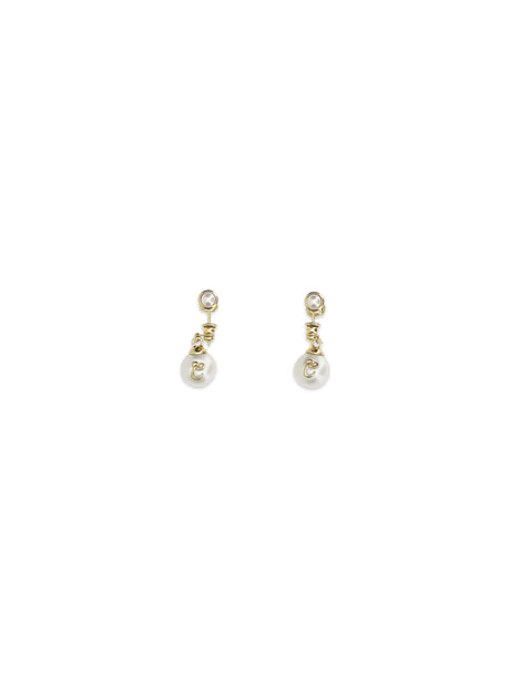Chloé Heirloom drop Earrings - Gold And Pearly