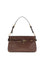 Pinko Leather Shoulder Bag - Burgundy Wine-Antique Gold
