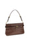 Pinko Leather Shoulder Bag - Burgundy Wine-Antique Gold