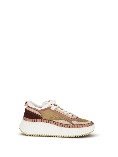 Chloé Nama Sneakers - Toasted Brown