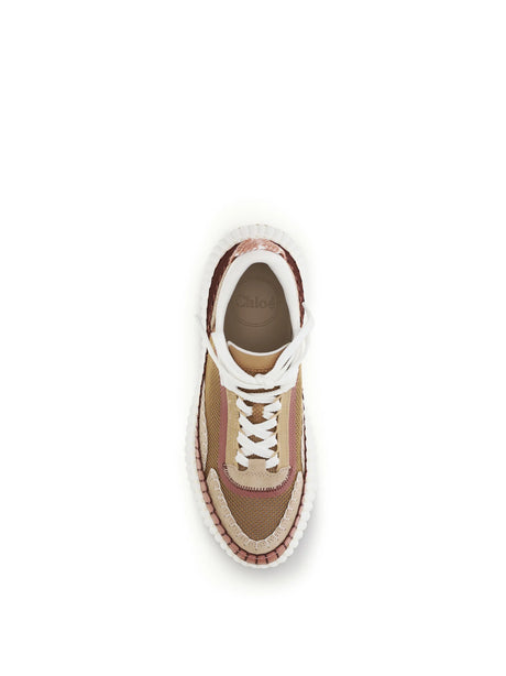 Chloé Nama Sneakers - Toasted Brown