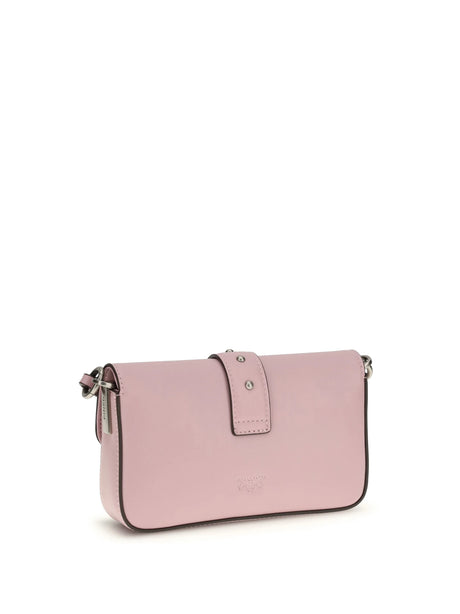 Pinko Baby Love Shoulder Bag - Pink Light-Old Silver
