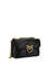 Pinko Love Classic leather Shoulder Bag - Black-Antique Gold