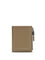 Brunello Cucinelli Leather Wallet with grain and Shiny Zipper Pull - Tawny