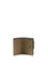 Brunello Cucinelli Leather Wallet with grain and Shiny Zipper Pull - Tawny