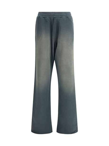 Golden Goose Sweatpants with shaded design - Bleached Washed Black
