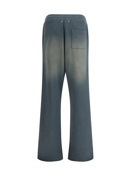 Golden Goose Sweatpants with shaded design - Bleached Washed Black